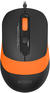 Мышь A4TECH Fstyler FM10S черный/оранжевый оптическая