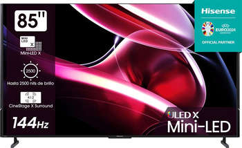 Телевизор HISENSE LED 85" 85UXKQ темно-серый 4K Ultra HD 120Hz