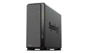 Хранилище данных Synology СХД настольное исполнение 1BAY NO HDD DS124 SYNOLOGY