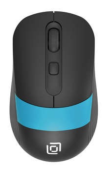 Мышь Oklick Оклик 310MW черный/синий оптическая