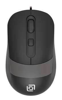 Мышь Oklick Оклик 310M черный/серый оптическая