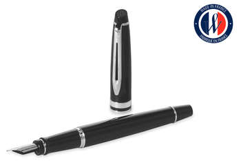 Ручка WATERMAN перьев. Expert 3  Black CT M сталь нержавеющая подар.кор.