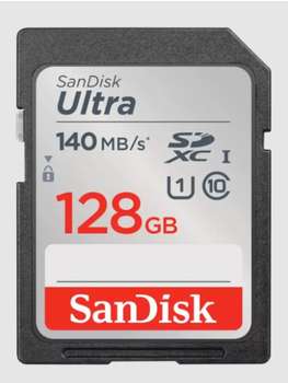 Карта памяти SANDISK BY WESTERN DIGITAL SDXC 128GB UHS-I SDSDUNB-128G-GN6IN SANDISK