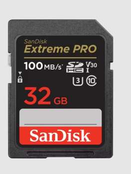 Карта памяти SANDISK BY WESTERN DIGITAL SDHC 32GB UHS-1 SDSDXXO-032G-GN4IN SANDISK