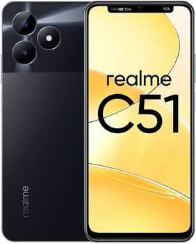 Смартфон REALME C51 RMX3830 4/128Gb черный