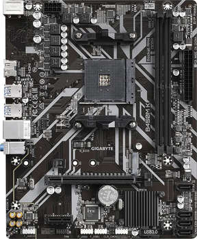 Материнская плата Gigabyte B450M K Soc-AM4 AMD B450 2xDDR4 mATX AC`97 8ch GbLAN RAID+HDMI