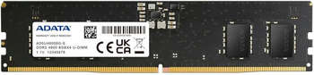 Оперативная память A-DATA Память DDR5 8GB 4800MHz AD5U48008G-S RTL PC5-38400 CL40 DIMM 288-pin 1.1В single rank Ret