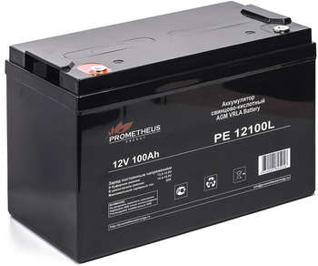 Аккумулятор для ИБП PROMETHEUS ENERGY Батарея для ИБП PE 12100L 12В 100Ач