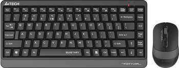 Комплект (клавиатура+мышь) A4TECH Клавиатура + мышь Fstyler FGS1110Q клав:черный/серый мышь:черный/серый USB беспроводная Multimedia