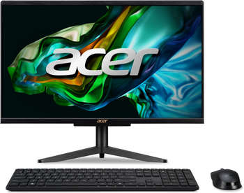 Моноблок Acer Aspire C22-1610 21.5" Full HD N-series N200  8Gb SSD256Gb UHDG CR Eshell WiFi BT 65W клавиатура мышь Cam черный 1920x1080