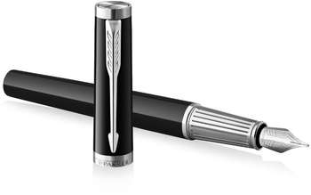 Ручка PARKER перьев. Ingenuity Core F570  Black СT F сталь нержавеющая подар.кор.
