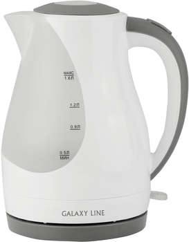 Чайник/Термопот GALAXY LINE Чайник электрический GL0200 1.6л. 2200Вт белый корпус: пластик