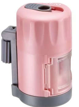 Канцтовар KW-TRIO Точилка для карандашей механическая 03420PINK 1 отверстие металл/пластик розовый пл.бокс
