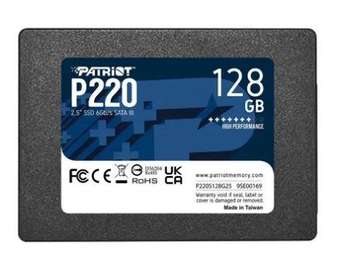 Накопитель SSD Patriot SSD жесткий диск SATA2.5 " 128GB P220 P220S128G25 PATRIOT