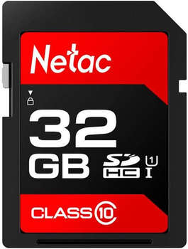 Карта памяти Netac Флеш карта SDHC 32GB NT02P600STN-032G-R P600 w/o adapter
