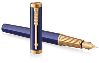 Ручка PARKER перьев. Ingenuity Core F570  Blue GT F сталь нержавеющая подар.кор.