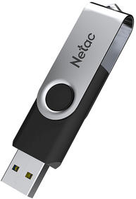 Flash-носитель Netac Флеш Диск 32GB U505 NT03U505N-032G-30BK USB3.0 черный/серебристый