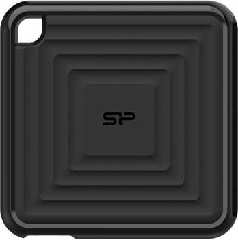 Внешний накопитель Silicon Power Накопитель SSD USB-C 2TB SP020TBPSDPC60CK PC60 1.8" черный