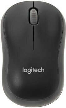 Мышь Logitech M186 черный/серый оптическая