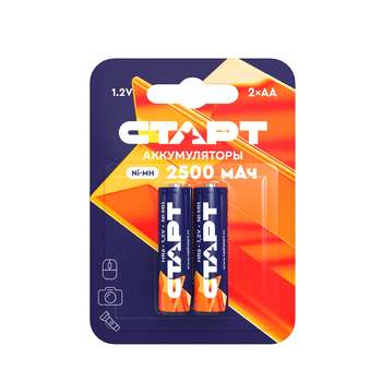 Аккумулятор СТАРТ Ni-MH HR6 AA 2500mAh BL2