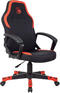 Кресло A4TECH игровое Bloody GC-190 черный/красный текстиль/эко.кожа крестов. пластик