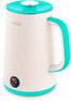 Чайник/Термопот KITFORT Чайник электрический КТ-6197-2 1.7л. 1500Вт зеленый/белый корпус: металл/пластик
