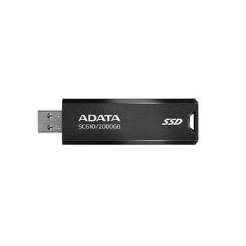 Внешний накопитель SSD внешний жесткий диск 2TB USB 3.2 BLACK SC610-2000G-CBK/RD ADATA