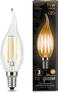 Лампа GAUSS филам. Filament 11Вт цок.:E14 свеча 220B 2700K св.свеч.бел.теп. CF35