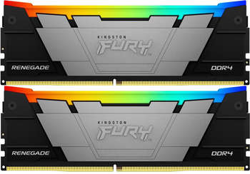Оперативная память Kingston Память DDR4 2x16GB 3200MHz KF432C16RB12AK2/32 Fury Renegade RGB RTL Gaming PC4-25600 CL16 DIMM 288-pin 1.35В dual rank с радиатором Ret