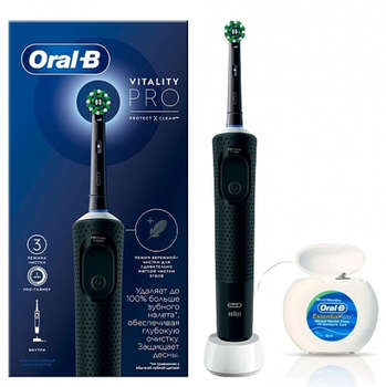 Зубная щетка Oral-B электрическая Vitality Pro D103.413.3 черный