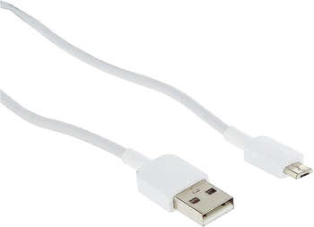Кабель PREMIER 5-943 1.0W USB-A-micro USB  1м белый пакет