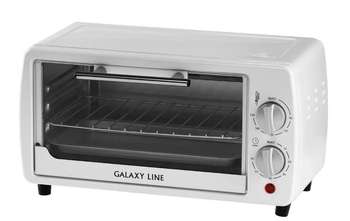 Мини-печь Galaxy Духовой шкаф MINI 1000 W 8L LINE GL 2625 WHITE GALAXY