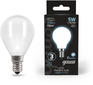 Лампа GAUSS светодиодная Filament 5Вт цок.:E14 шар 220B 4100K св.свеч.бел.нейт.