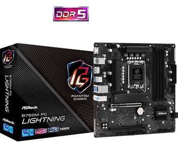 ASRock Материнская плата B760 S1700 MATX B760M PG LIGHTNING ASROCK