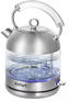 Чайник/Термопот KITFORT Чайник электрический КТ-6630 1.7л. 2200Вт нержавеющая сталь корпус: стекло/металл/пластик