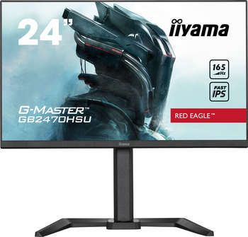 Монитор IIYAMA 23.8" G-Master GB2470HSU-B5 черный IPS LED 0.8ms 16:9 HDMI M/M матовая HAS 250cd 178гр/178гр 1920x1080 165Hz FreeSync Premium DP FHD USB 4.5кг