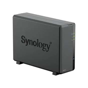 Хранилище данных Synology DS124 Сетевое хранилище 1x 2.5" / 3.5", горячая замена, RAID modes: keine, 1x GB-LAN, Веб-сервер, 2x USB3.0, процессор: Quad Core 1.40 GHz, 1 GB ОЗУ