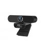 Веб-камера CBR CW 875QHD Black, с матрицей 5 МП, разрешение видео 2560х1440, USB 2.0, встроенный микрофон с шумоподавлением, автофокус, крепление на мониторе, длина кабеля 2 м, цвет чёрный