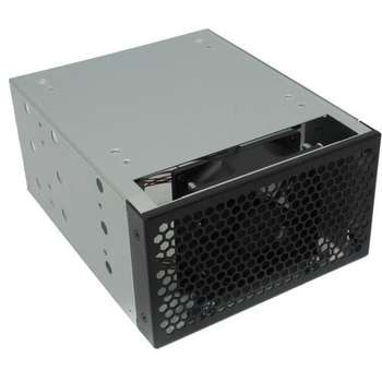 Сервер Procase 5T3-2T3-V3-FAN Переходник 2*5.25" в 3*3.5" с антивибрационным креплением, вентилятор PWM 4pin, 3600 rpm