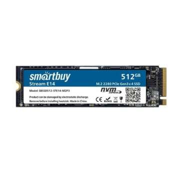 Накопитель SSD Smart Buy Smartbuy M.2 SSD 512Gb Stream E14 SBSSD512-STE14-M2P3 NVMe PCIe3