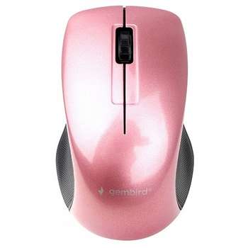 Мышь Gembird MUSW-370 {беспроводная, розовый, 2.4ГГц, 2кн+колесо-мышка, 1000 DPI, оптический}