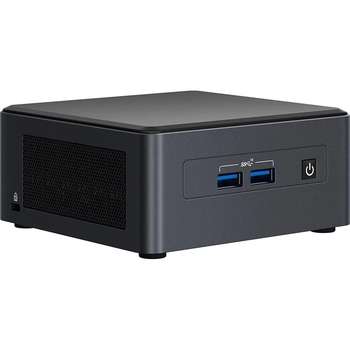 Компьютер, рабочая станция Intel NUC BNUC11TNHI50000, Платформа для ПК, NUC  Core i5 1135G7, 2.4 ГГц / 4.2 ГГц без кабеля питания