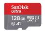 Карта памяти SanDisk Micro SecureDigital 128GB Ultra Class 10, UHS-I, R 140 МБ/с, <SDSQUAB-128G-GN6MN> без адаптера SD