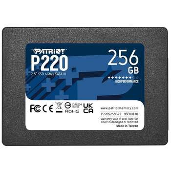 Накопитель SSD Patriot SSD 256Gb P220 P220S256G25 {SATA 3.0}