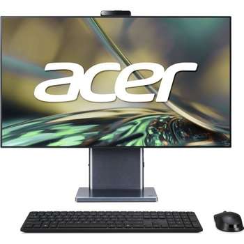 Моноблок Acer Aspire S27-1755 [DQ.BKECD.001] Grey  27" {WQHD i7 1260P/16Gb/SSD512Gb Iris Xe/CR/noOS/kb/m}