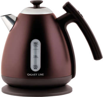 Чайник/Термопот GALAXY LINE Чайник электрический GL 0343 1.7л. 2200Вт коричневый корпус: металл/пластик