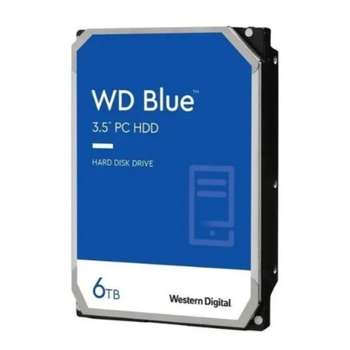 Жесткий диск HDD Western Digital 6TB WD Blue  {Serial ATA III, 5400 rpm, 256Mb buffer}