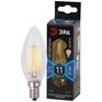 Лампа ЭРА Б0046987 Лампочка светодиодная F-LED B35-11W-840-E14 Е14 / Е14 11Вт филамент свеча нейтральный белый свет