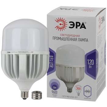 Лампа ЭРА Б0049104 светодиодная STD LED POWER T160-120W-6500-E27/E40 Е27 / Е40 120 Вт колокол холодный дневной свет 5056396236696