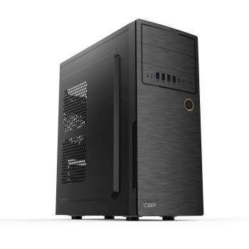 Корпус CBR ATX Miditower E180, c БП ATX450-12EC , 2*USB 2.0, HD Audio+Mic, Black [PCC-ATX-E180-USB22-450W]